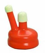 (image for) Orange Two Hole Universal Carboy Cap