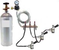 (image for) 3 Keg Draft Tank and Tap Kit